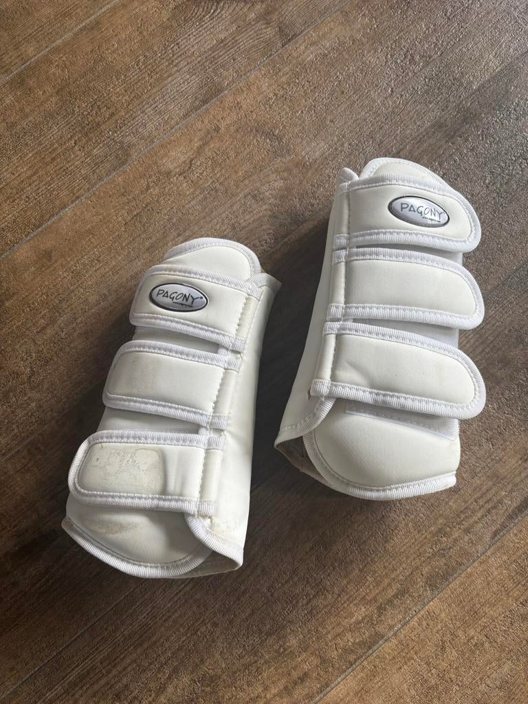 Witte peesbeschermers maat full, Ophalen of Verzenden, Gebruikt