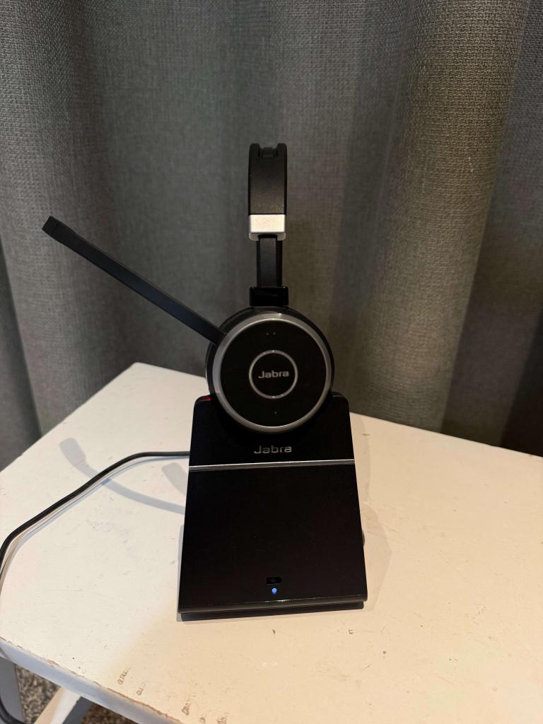 Headphones with Microphone Jabra EVOLVE 65 SE, Telecommunicatie, Telefooncentrales, Niet ingevuld, Zo goed als nieuw, Niet ingevuld