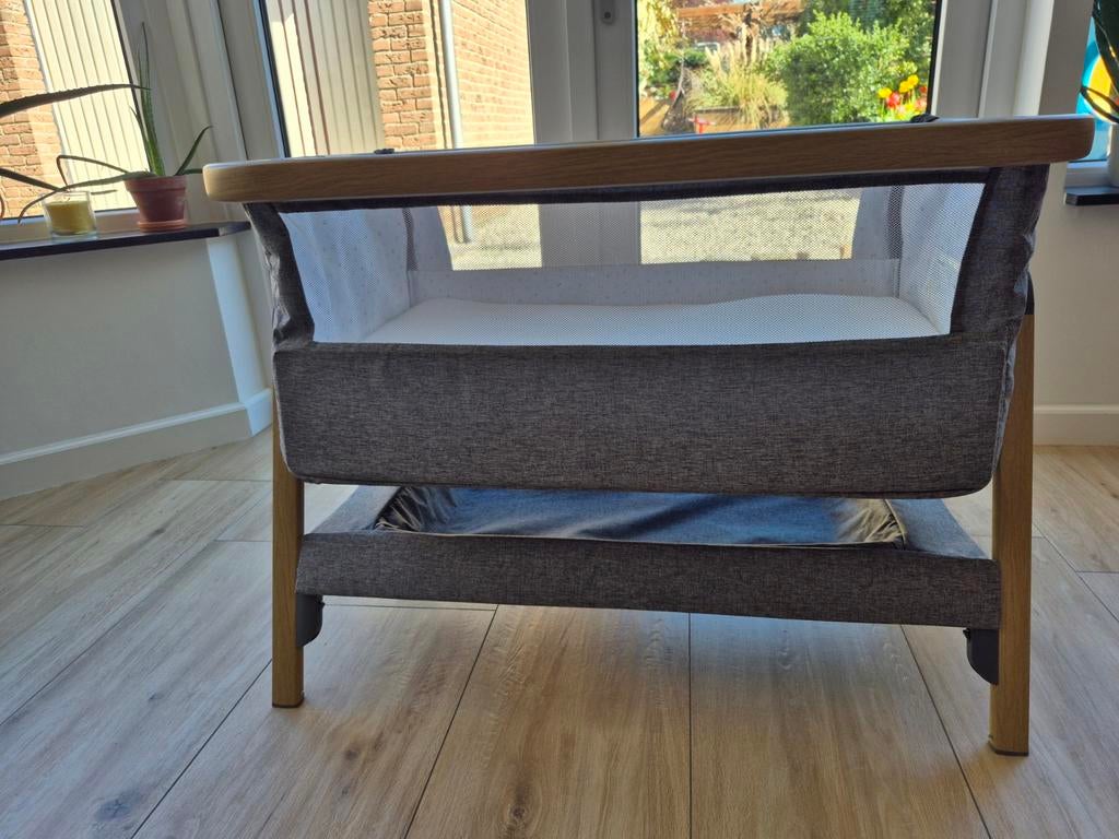 Tutti Bambini Co-sleeper Z.G.A.N. met matras en topper, Ophalen of Verzenden, Zo goed als nieuw, Wieg