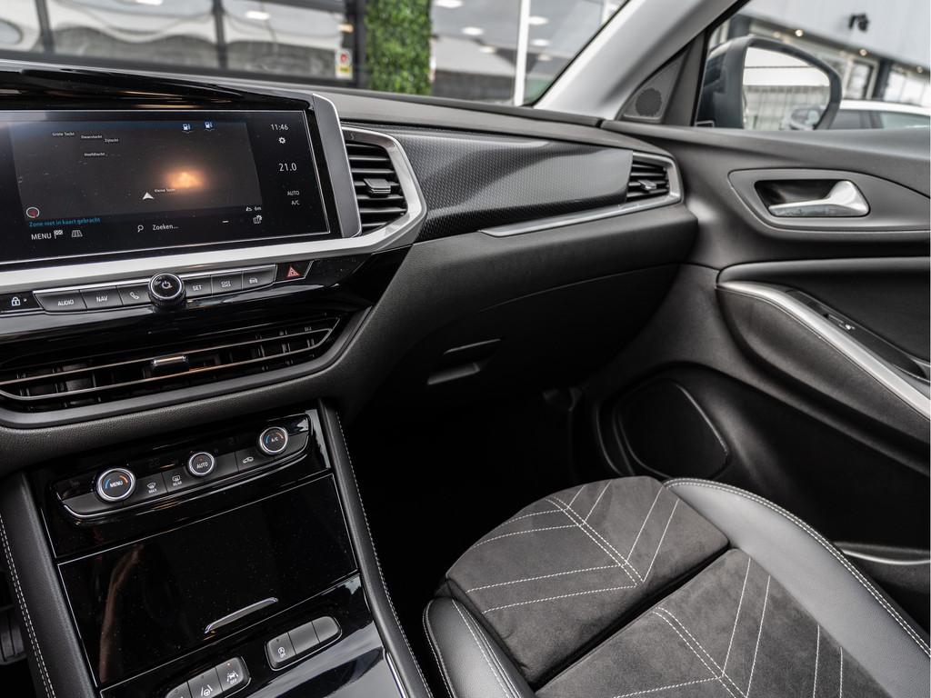 Opel Grandland 1.2 Turbo Hybrid GS | Black Pack | 360 Camera, Gebruikt, Zwart, 1199 cc, Met garantie (alle)
