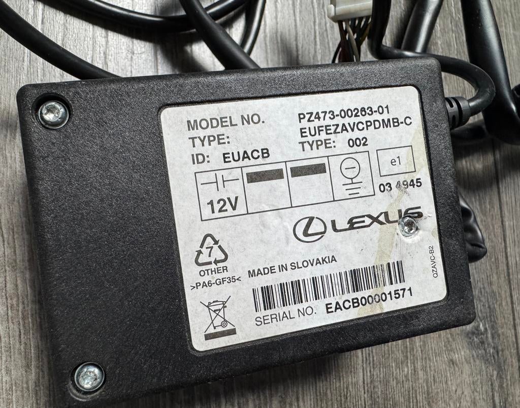 Lexus Toyota 30 pin adapter, Ophalen of Verzenden, Gebruikt