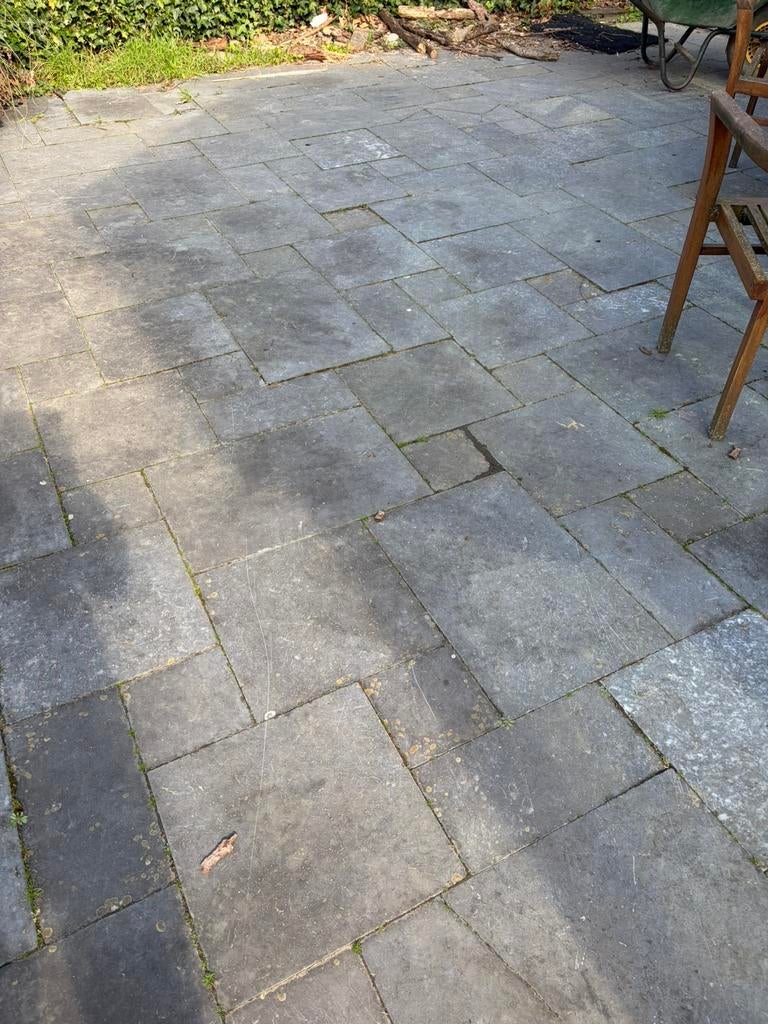 Terras tegels natuursteen, Ophalen of Verzenden, Zo goed als nieuw, Beton, Terrastegels