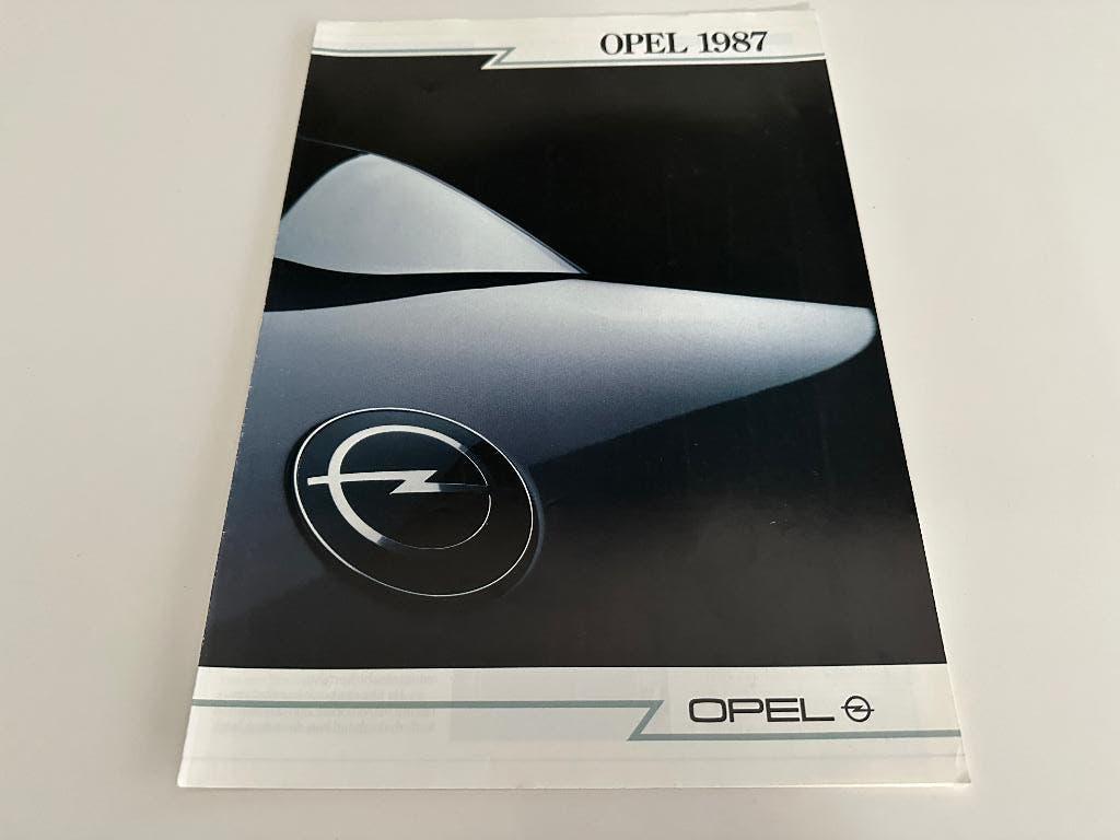 Folder Opel Manta Kadett gsi Ascona Omega, Ophalen of Verzenden, Zo goed als nieuw, Opel
