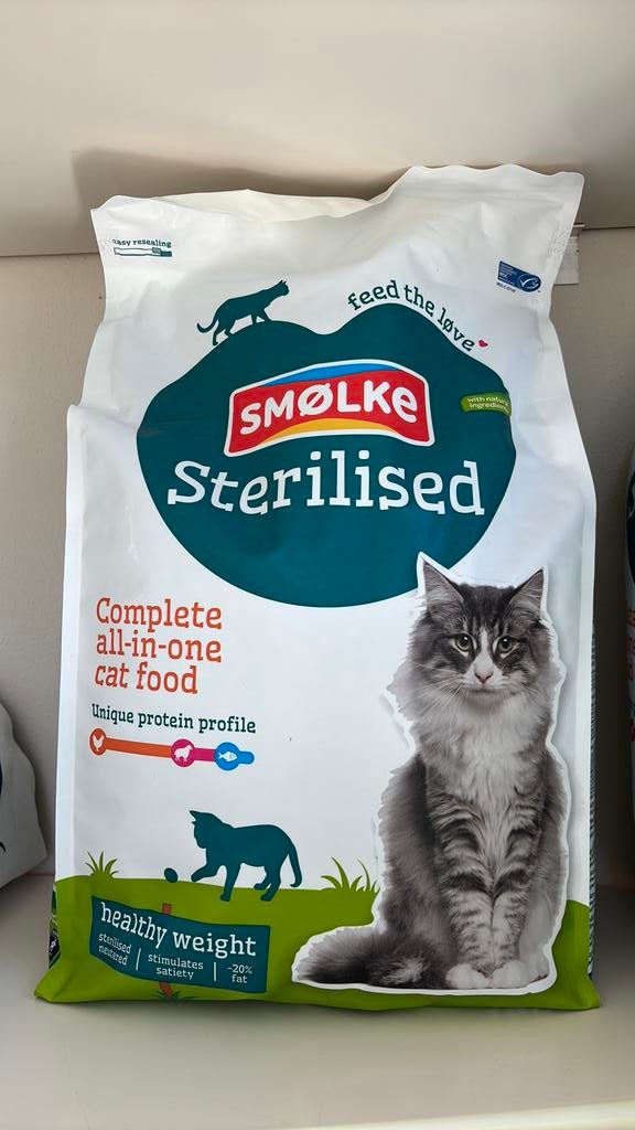 Smolke sterilised 4 kilo, Dieren en Toebehoren, Dierenvoeding, Ophalen of Verzenden, Kat