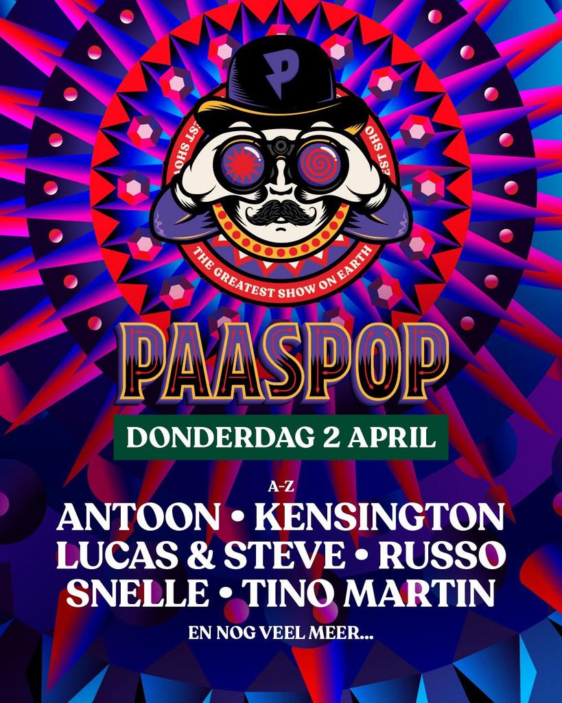 2 x Paaspop Sligro ticket + bus vervoer (Den Haag), Twee personen