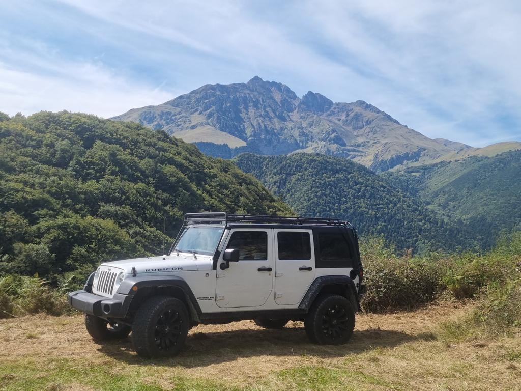 Jeep Wrangler Rubicon 2015 Wit, Auto's, Jeep, Stoelverwarming, Handgeschakeld, Particulier, Dealer onderhouden