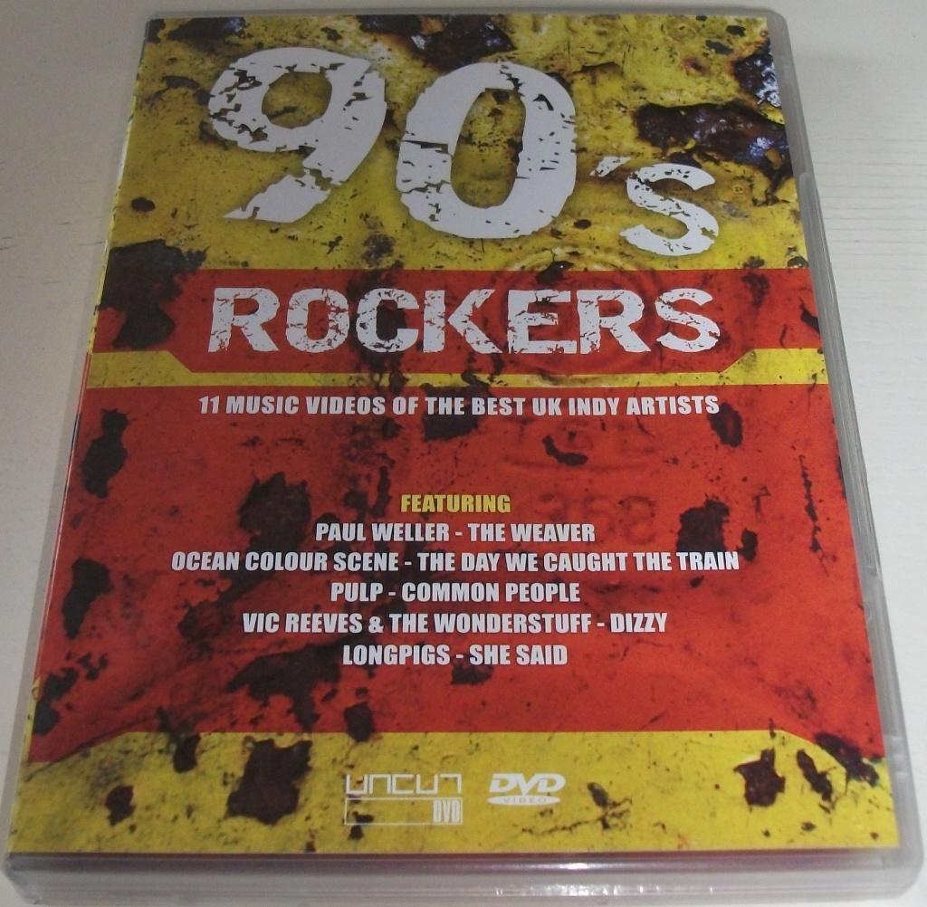Dvd *** 90'S ROCKERS *** The Best UK Indy Artists, Vanaf 12 jaar, Ophalen of Verzenden, Zo goed als nieuw, Muziek en Concerten