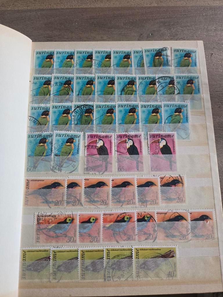 postzegels Suriname, Curaçao, Nederlandse Antill, Postzegels en Munten, Postzegels | Nederland, Ophalen of Verzenden, Na 1940