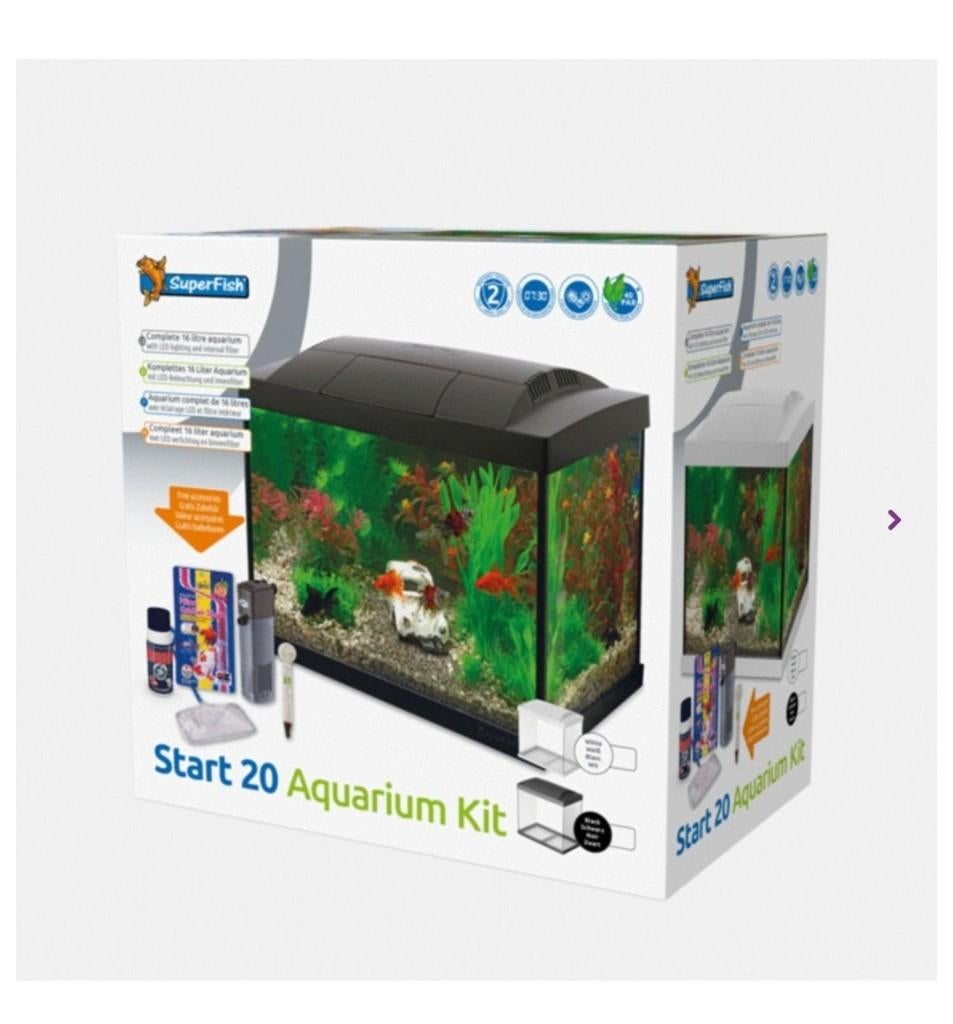 Aquarium 20 liter, Ophalen, Zo goed als nieuw, Leeg aquarium