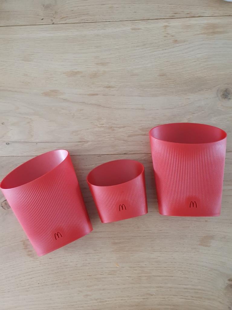 McDonald's patat bakjes van plastic, Ophalen of Verzenden