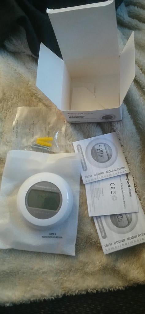 Honeywell Home T87M Round Modulation Thermostaat Nieuw, Ophalen of Verzenden, Nieuw