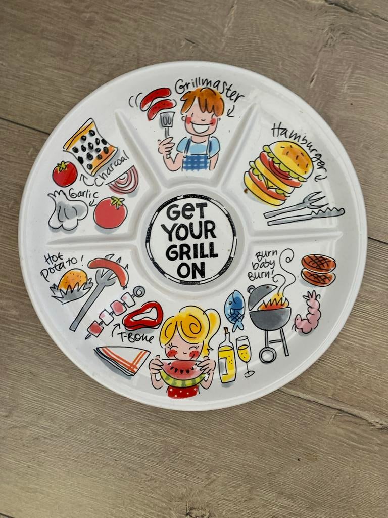 Blond Amsterdam BBQ Bord 4 Vaks - Get Your Grill On, Blond Amsterdam, Nieuw, Ophalen of Verzenden, Bord(en)