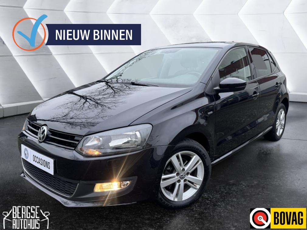 Volkswagen Polo 1.2 Lifestyle Clima Cruise Stoelv.w Lmv, Euro 5, Zwart, 1198 cc, Zwart