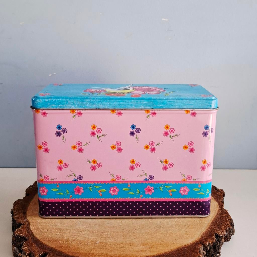 Kleurig cracker blik in Pip-stijl, Ophalen of Verzenden, Zo goed als nieuw