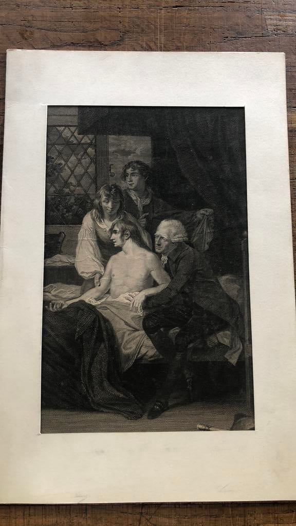 Antieke gravure, Ophalen