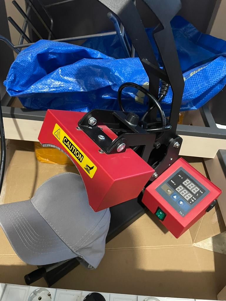 Petten persmachine | Transferpers / hittepers, Ophalen, Zo goed als nieuw, Overige typen