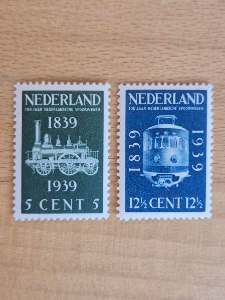 Nederland 1939 spoorwegen, Postzegels en Munten, Ophalen of Verzenden, T/m 1940, Postfris