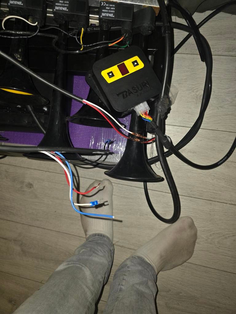 Basuri luchthoorn 2.0 12-24V voor vrachtwagen of auto, Ophalen