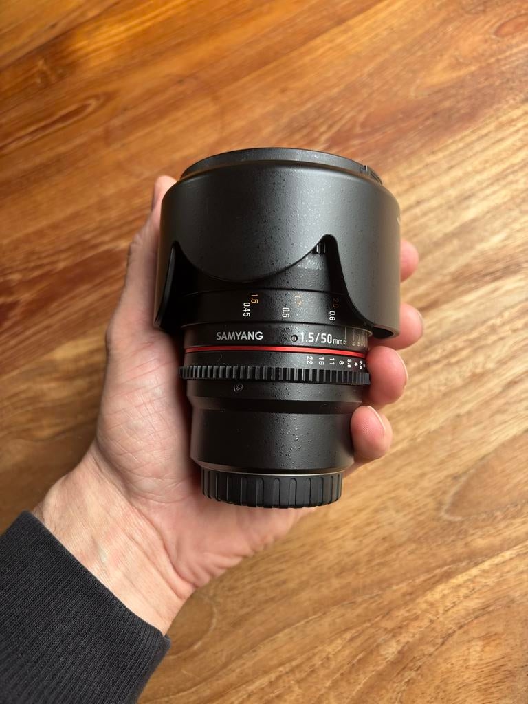 Samyang 1.5/50mm lens, Audio, Tv en Foto, Fotografie | Lenzen en Objectieven, Verzenden, Gebruikt, Standaardlens