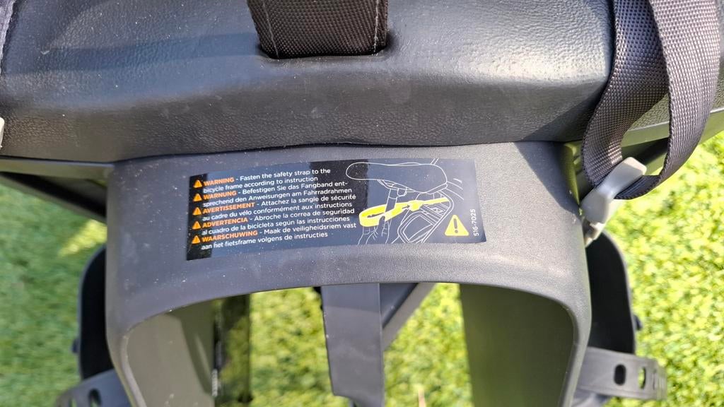 Yepp Achterkinderzitje - Zo goed als nieuw, compleet, Fietsen en Brommers, Ophalen of Verzenden, Zo goed als nieuw, Achterzitje