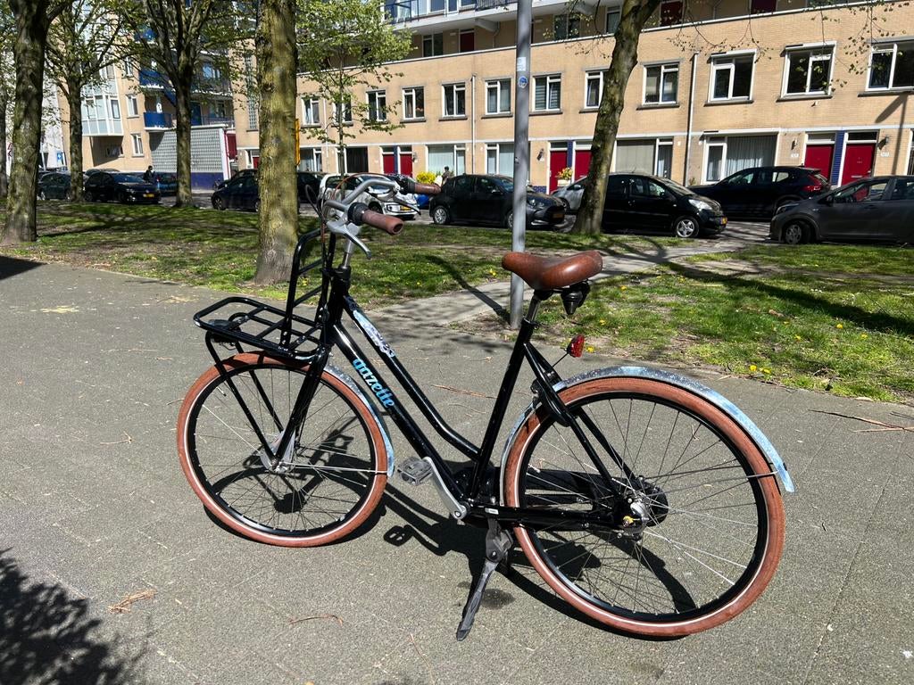 Gazelle moederfiets - kleine opknapbeurt nodig, Fietsen en Brommers, Fietsen | Dames | Moederfietsen, Ophalen, Gebruikt, Versnellingen