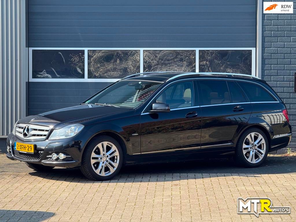 Mercedes-Benz C-klasse Estate 200 CDI Business Class Avantga, Euro 5, 4 cilinders, Zwart, Leder