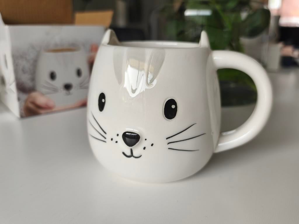 Balvi Kitty Mok - Wit - Nieuw in doos, Ophalen of Verzenden