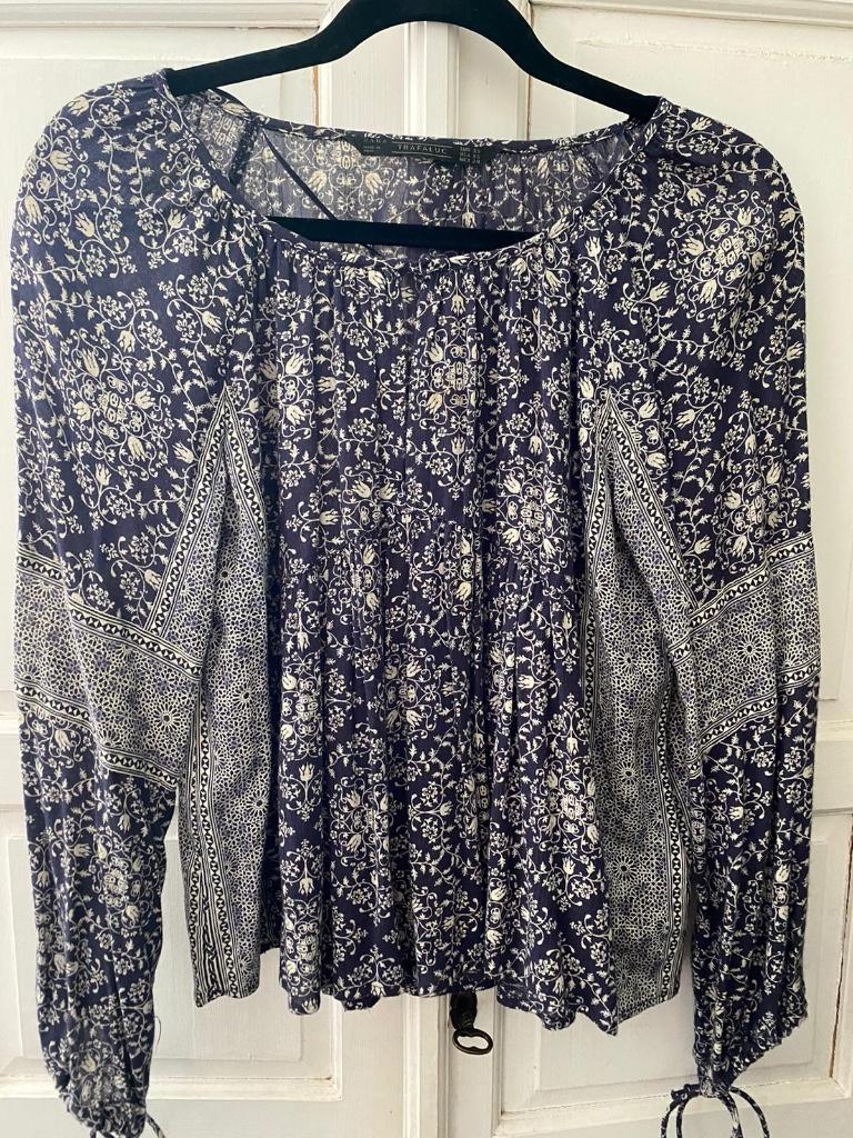 Ontspullen.......Romantische tuniek Trafaluc / ZARA maat XS, Zara, Ophalen of Verzenden, Zo goed als nieuw, Maat 34 (XS) of kleiner