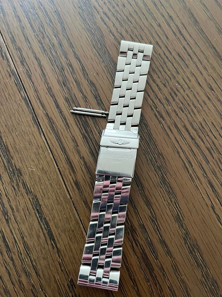 breitling chronomat evolution band 372A, Staal, Kunststof, Breitling, Polshorloge