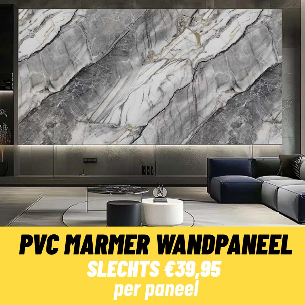 PVC Marmer look XXL wandpanelen 260x122 | Badkamer | Keuken, Ophalen, Nieuw
