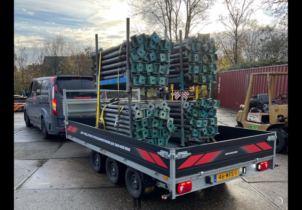 nr 3, bouwstempels, stutten, schroefstempels, stempels, Doe-het-zelf en Verbouw, Metalen, Ophalen of Verzenden, Gebruikt, IJzer