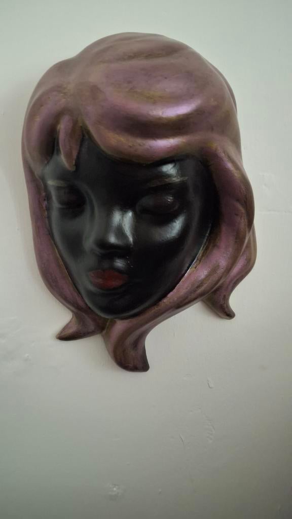Art Deco Wandmasker, Verzamelen, Retro, Ophalen of Verzenden