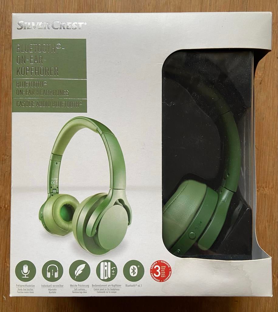 SilverCrest Bluetooth On-Ear Koptelefoon - Nieuw!, Ophalen, Nieuw, Overige merken, Draadloos