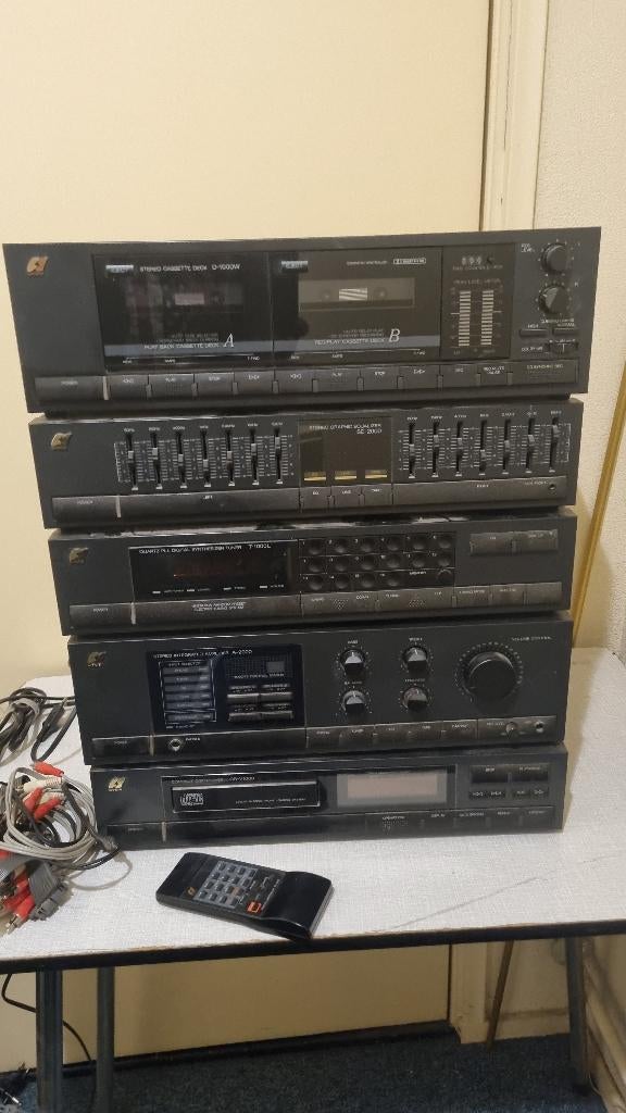 Vintage Sansui geluidsset incl. afstandbediening, Gebruikt, Tuner of Radio, Losse componenten, Ophalen