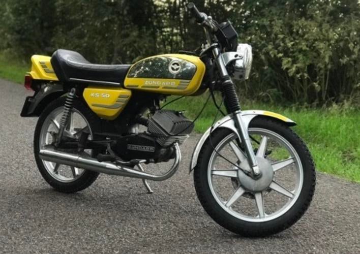 Zundapp KS50 529-03 Kenteken Oldtimer Brommer, Fietsen en Brommers, Brommers | Zundapp, Ophalen, KS50, Zo goed als nieuw