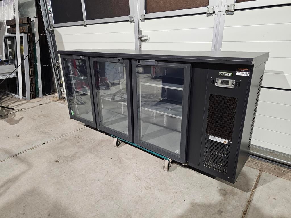 Gamko E3/222GMU84 Glasdeur - Barkoeling (bouwjaar 2019), 85 tot 120 cm, Zonder vriesvak, Frisdrankkoeling, 200 liter of meer