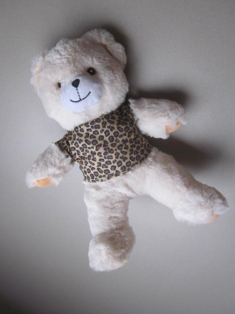 Xpect Robijn Robijntje beer beertje roomwit + pantershirtje, Ophalen of Verzenden, Nieuw, Beer