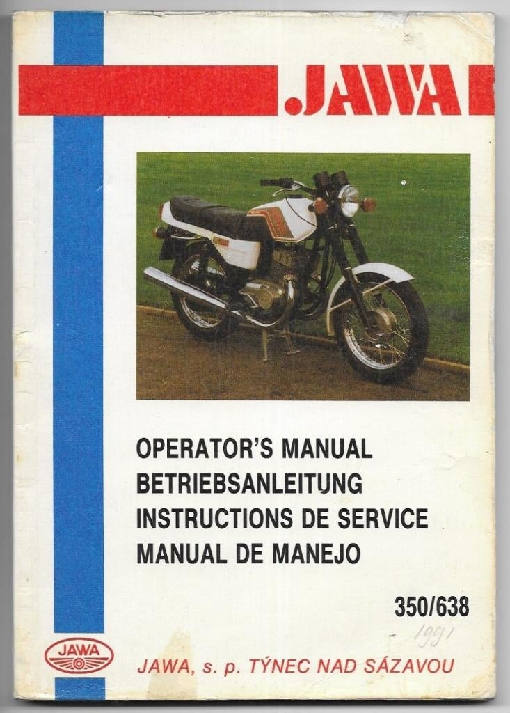 Jawa 350 /638 Manual Betriebsanleitung (1659z), Ophalen of Verzenden, Overige merken