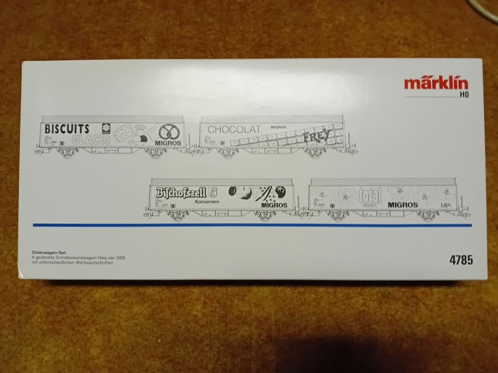 MARKLIN 4785 SBB set MIGROS, Wisselstroom, Treinset, Nieuw, Ophalen of Verzenden