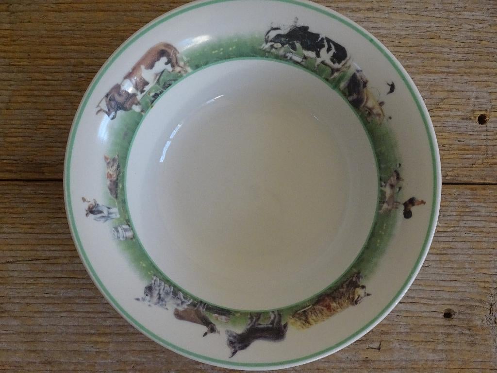 Servies, THE FARM, by HvD, zo goed als nieuw, Ophalen of Verzenden, Overige stijlen, Aardewerk, Schaal of Schalen