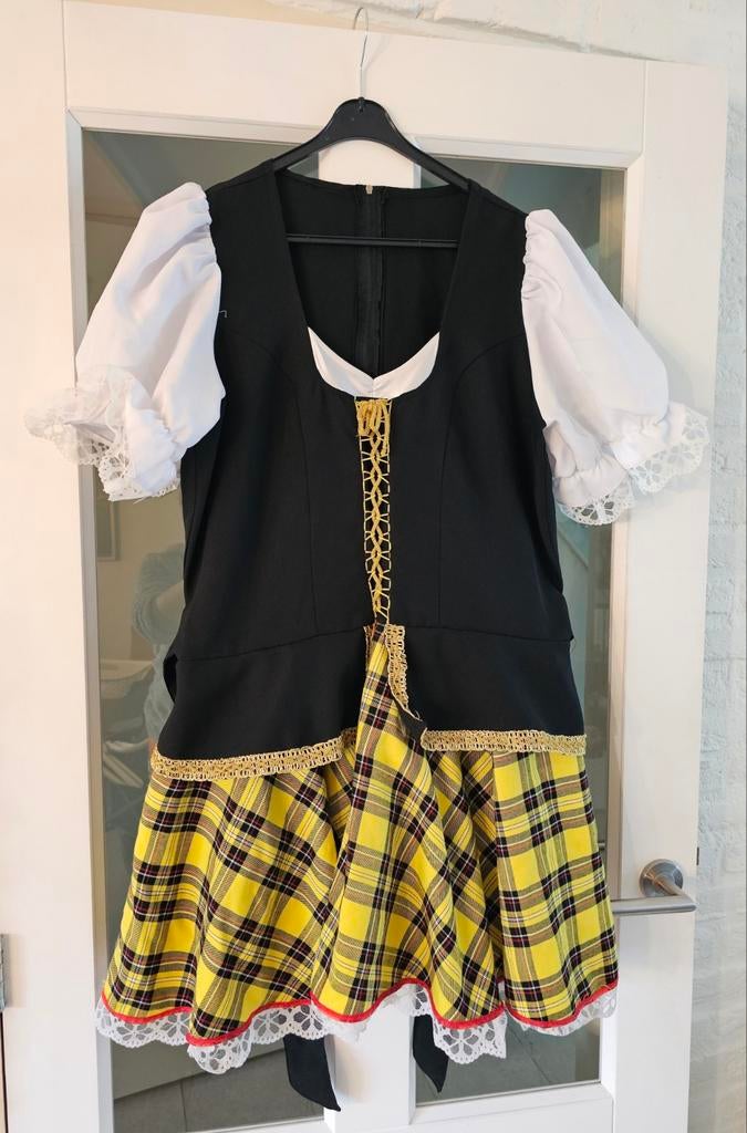 Dirndl - Themafeest, Carnaval, Maat 42/44 (L), Ophalen of Verzenden, Zo goed als nieuw
