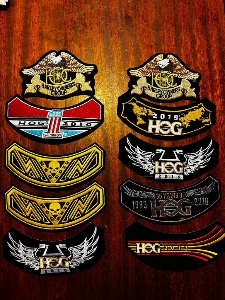 Harley Owners Group Patches Collectie, Ophalen of Verzenden
