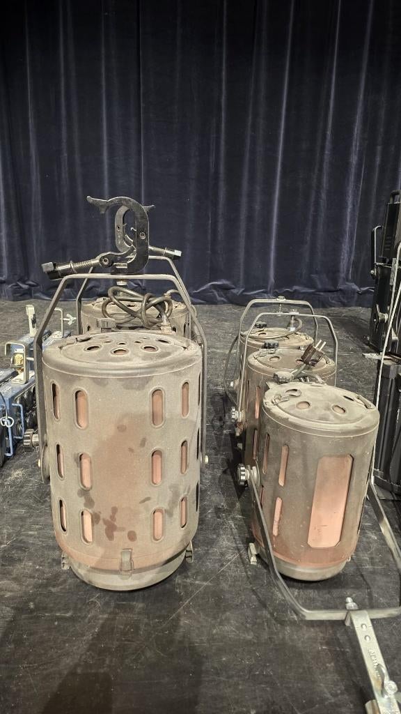 2x 1000W Theaterspot /  3x 500W Theaterspot - Halogeen, Ophalen, Gebruikt, Licht