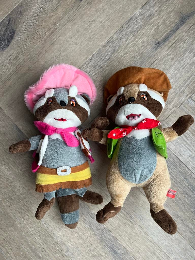 Randy en Rosie Slagharen knuffels, Ophalen of Verzenden, Gebruikt, Overige typen