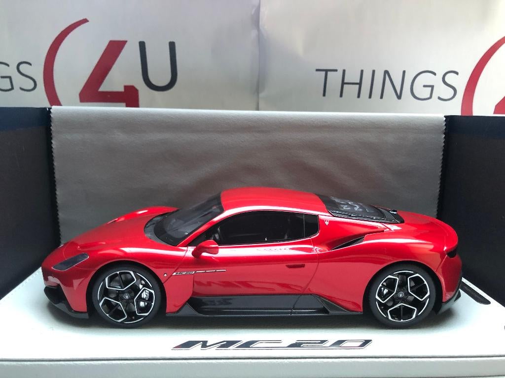 BBR 1:18 Maserati MC20 2020 Rosso Vincente nieuw, Ophalen of Verzenden, Nieuw, Auto, Overige merken