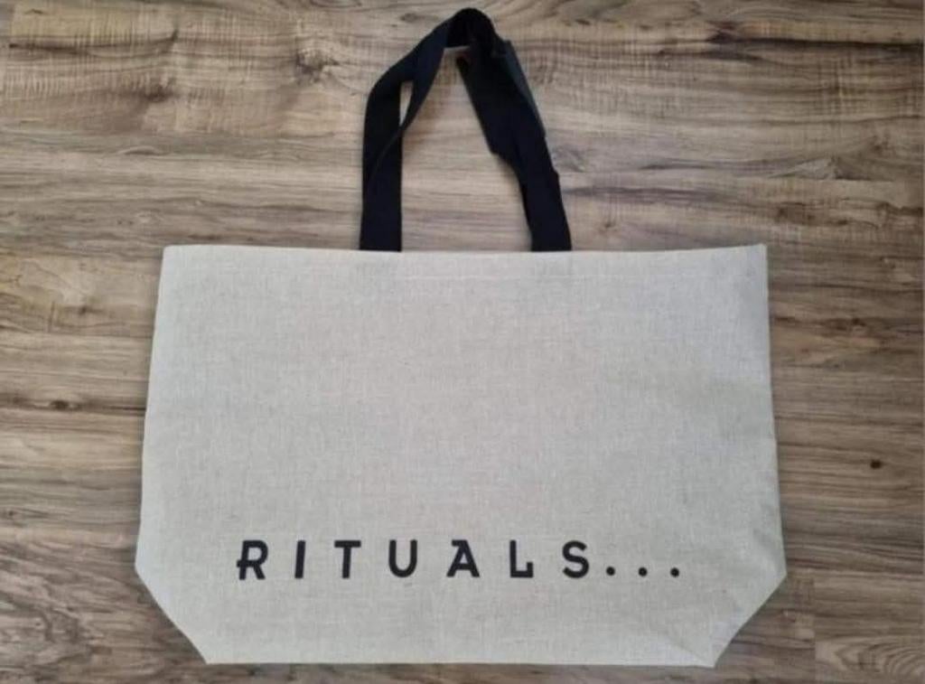 Rituals goodiebag tas beige, Ophalen, Nieuw, Beige