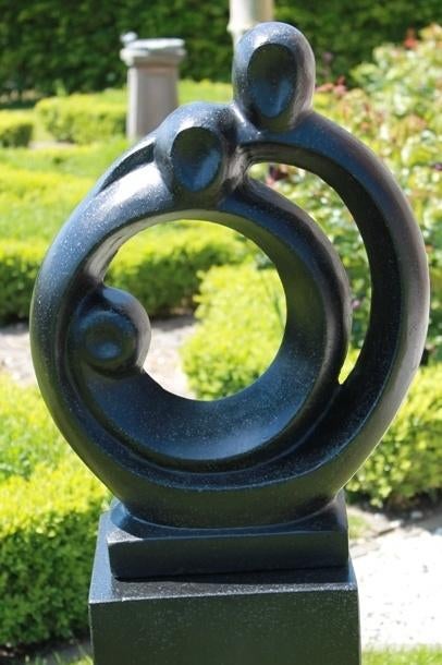 Beeld tuinbeeld sculptuur Family mooi cadeau Terrazzo nieuw, Ophalen, Nieuw, Overige materialen, Mensenbeeld