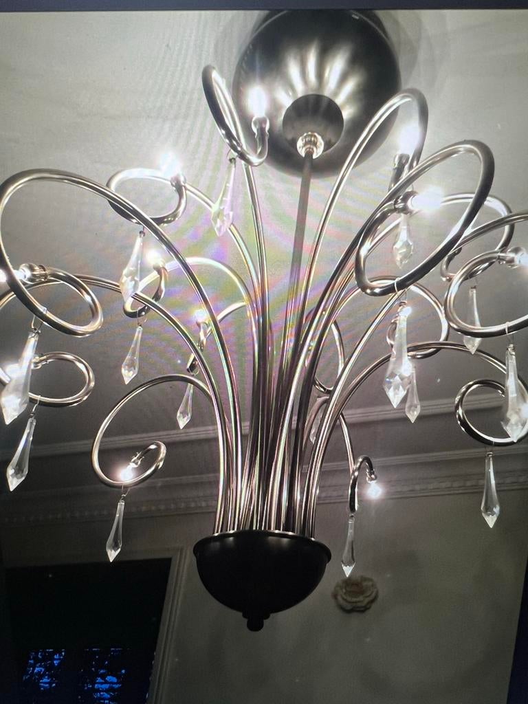 Design Kroonluchter van Ben Demmers, Ophalen of Verzenden, Zo goed als nieuw, Glas