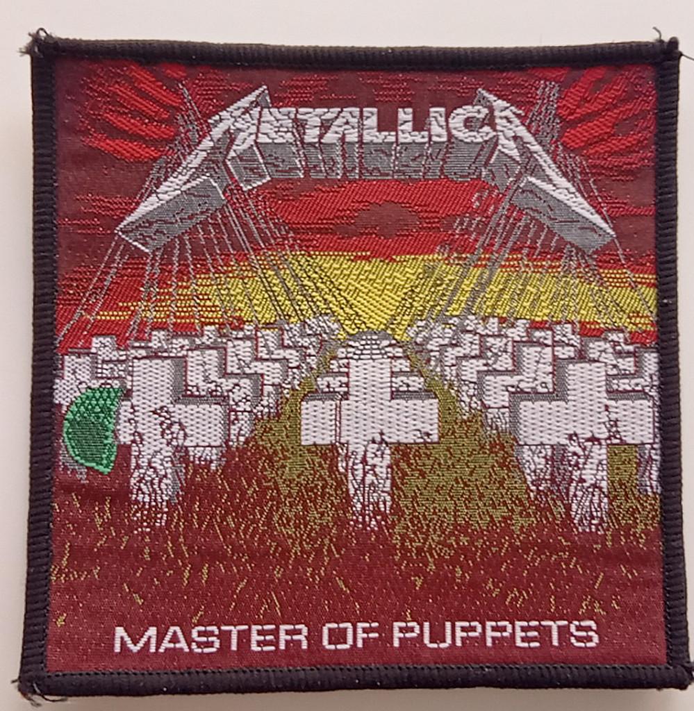 Metallica prachtige  vintage 1986 master of puppets patch 67, Verzenden, Nieuw, Kleding