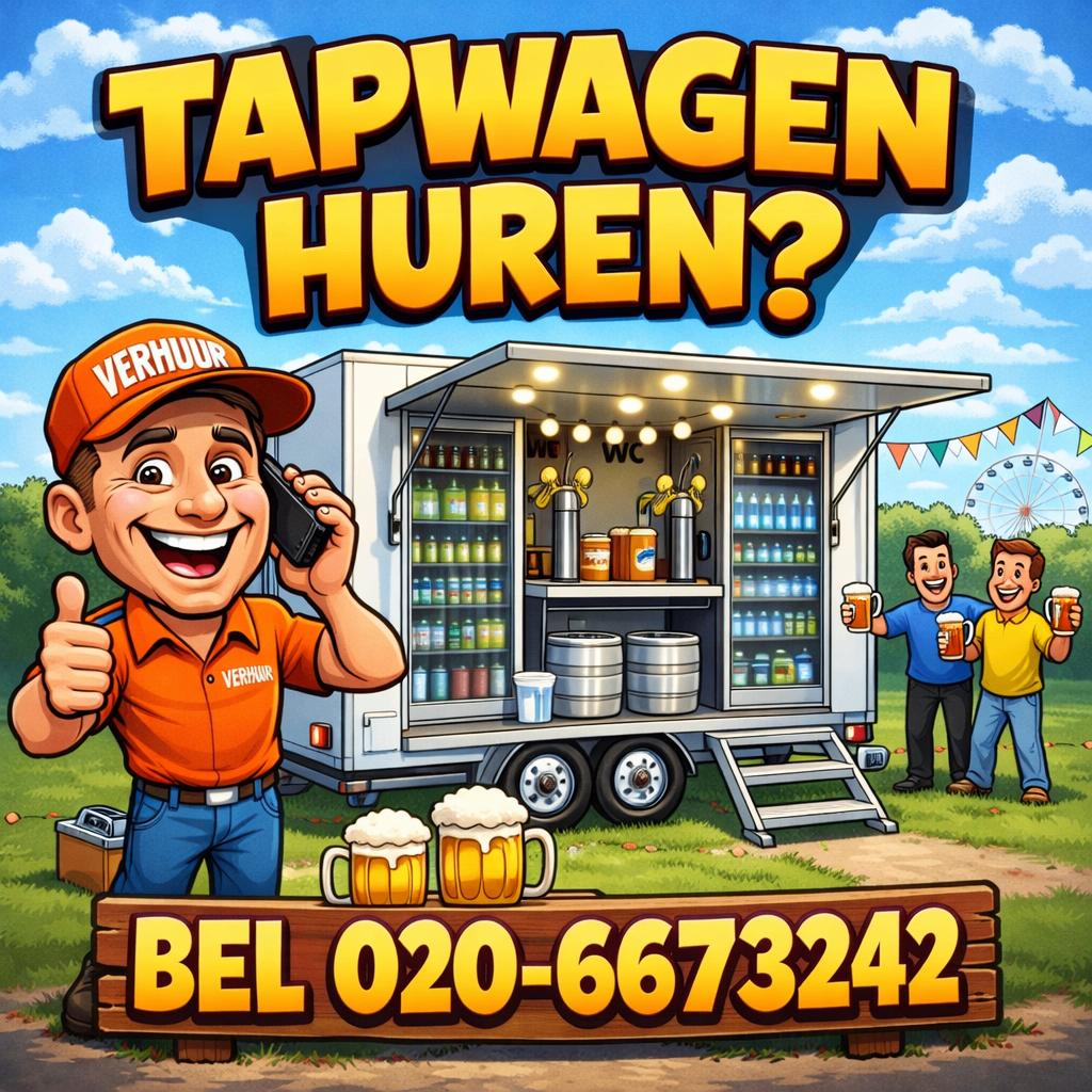 Bierwagen & Tapwagen huren | Direct beschikbaar | €650, Ophalen, Zo goed als nieuw, Overige merken